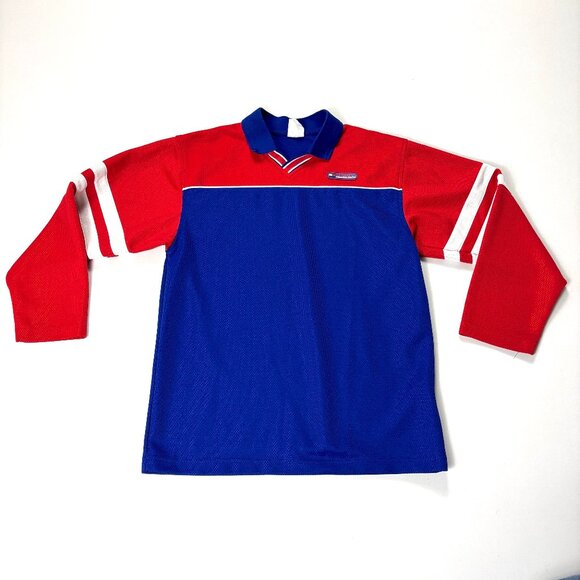 VTG Tommy Hilfiger Mens International Athletics Long Sleeve Shirt M (Tag XL) - Picture 1 of 7